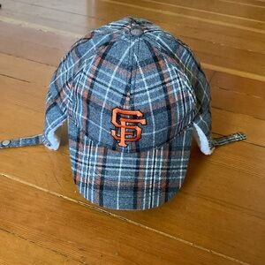 SF Giants Plaid Baseball Cap